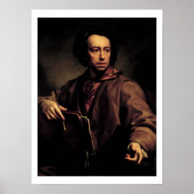 Poster Autorretrato, 1773 (óleo no painel) (Frente)