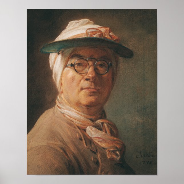 Poster autorretrato, 1775 (Frente)