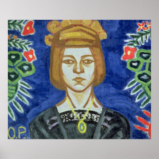 Poster Autorretrato, 1912-15 (Frente)