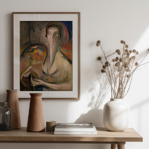 Poster Autorretrato   Alice Bailly