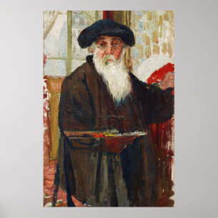 Poster Autorretrato (c. 1898) Camille Pissarro