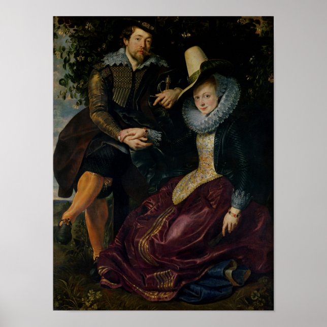 Poster Autorretrato com Isabella Brandt (Frente)