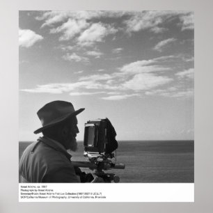 Pôster Autorretrato de Ansel Adams, cerca de 1967