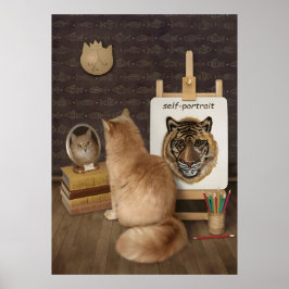 Poster Autorretrato de Cat