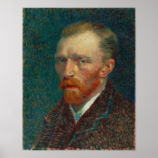 Pôster autorretrato de Van Gogh