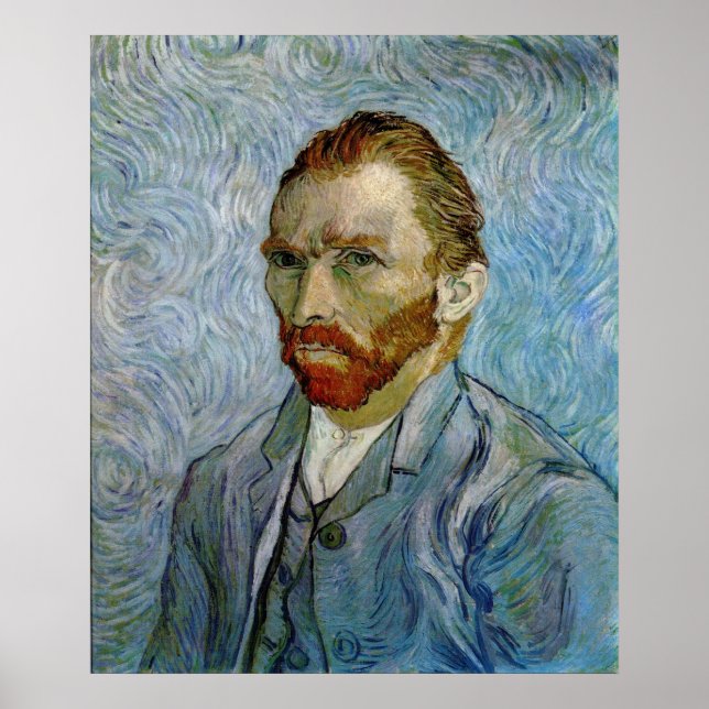 Poster Autorretrato de Van Gogh (Frente)