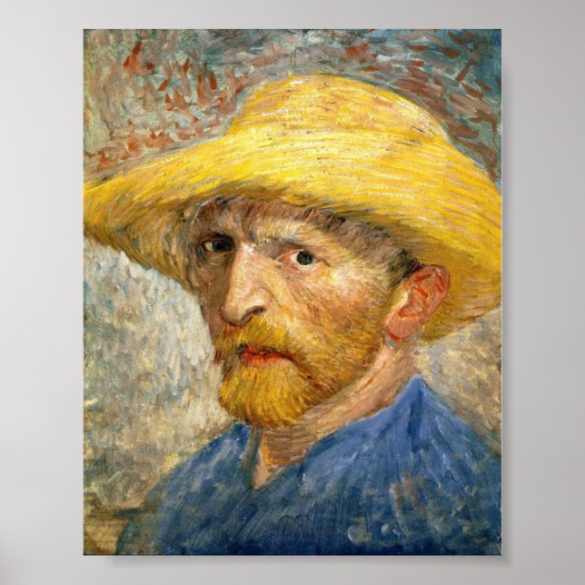 Pôster Autorretrato de Van Gogh (Frente)