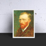 Poster Autorretrato de Vincent van Gogh<br><div class="desc">O autorretrato (1887) de Vincent van Gogh é uma pintura de pintura de Apos impressionismo fino de arte. Vincent van Gogh com barba e vestindo um terno com uma expressão séria em seu rosto. Van Gogh pintou mais de 40 autorretratos durante sua carreira e foi o mais prolífico autorretrato de...</div>