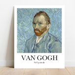 Poster Autorretrato de Vincent van Gogh<br><div class="desc">Foto famosa de Vincent van Gogh (1889)</div>
