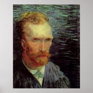 Pôster Autorretrato de Vincent van Gogh, Arte Fino Antigo
