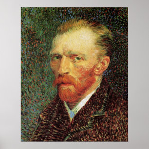 Pôster Autorretrato de Vincent van Gogh, Arte Fino Vintag