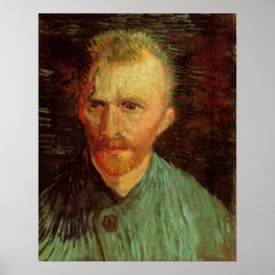Pôster Autorretrato de Vincent van Gogh, Arte Fino Vintag