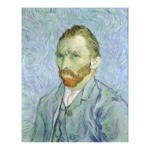 Autorretrato em azul por Vincent van Gogh