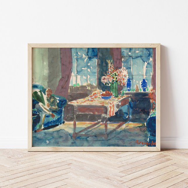 Poster Autorretrato | George Luks (Criador carregado)