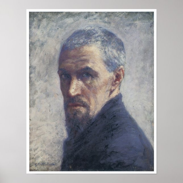 Pôster Autorretrato, Gustave Caillebotte, cerca de 1892 (Frente)