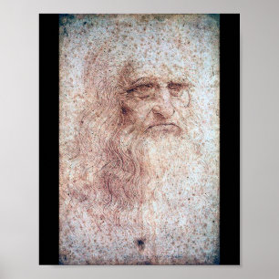Poster Autorretrato, Leonardo da Vinci