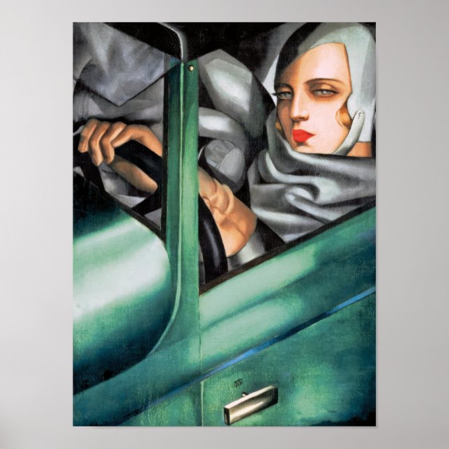 Poster Autorretrato | Tamara De Lempicka | (Frente)