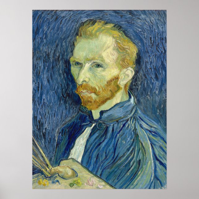 Poster Autorretrato | Vincent van Gogh (Frente)