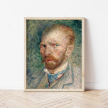 Poster Autorretrato | Vincent Van Gogh<br><div class="desc">Autorretrato | Arte original do artista poste-impressionista neerlandês Vincent van Gogh. Van Gogh frequentemente se usou como modelo para praticar pintura artística e pintou mais de 30 autorretratos durante sua carreira. Use as ferramentas de design para adicionar texto personalizado ou personalizar a imagem.</div>