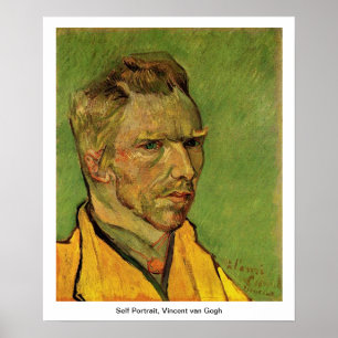 Poster Autorretrato, Vincent van Gogh.