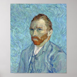 Poster Autorretrato, Vincent van Gogh, 1889
