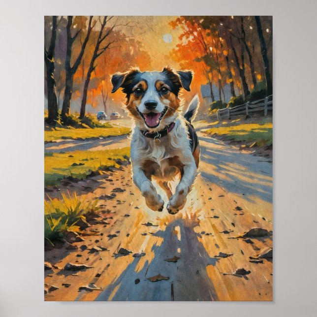 Poster Autumn Bliss Dog (Frente)