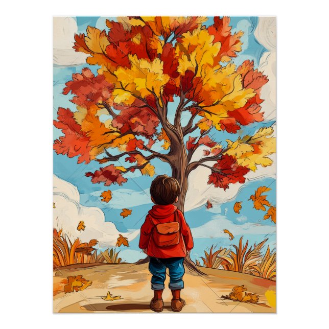 Pôster Autumn Child (Frente)