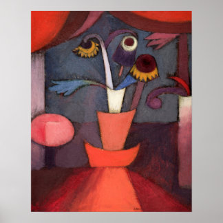 Poster Autumn Flower (1922) por Paul Klee