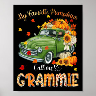 Poster Autumn Halloween Cair Meu Pumpkin Favorito Me Cham