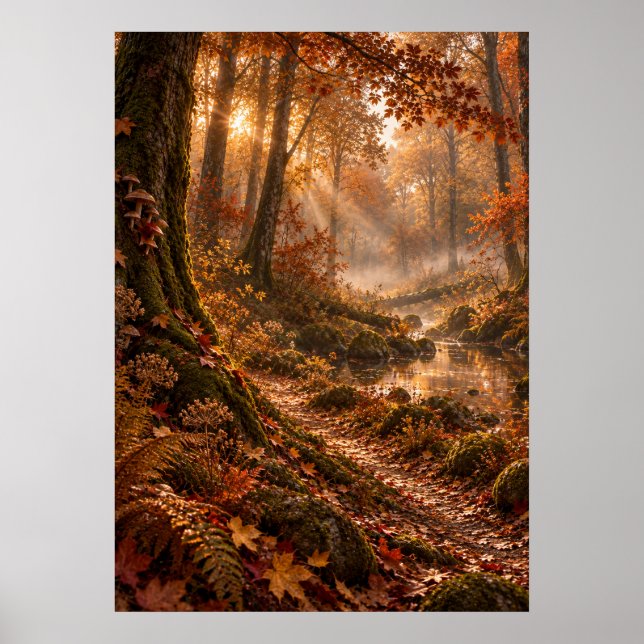 Poster Autumn in the Fourfold Forest (Frente)