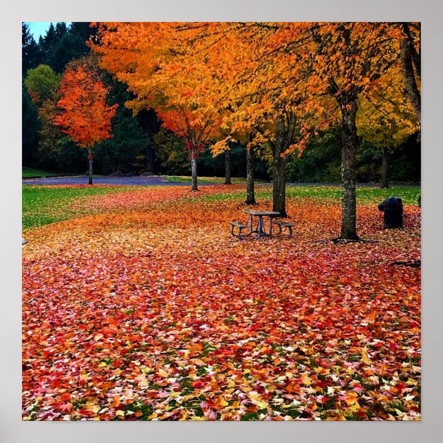 Poster Autumn in the Park (Frente)