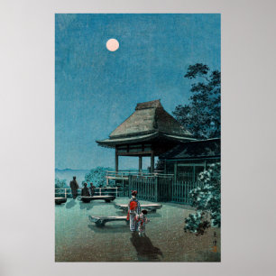 Poster Autumn Moon Ishiyama Temple por Tsuchiya Koitsu