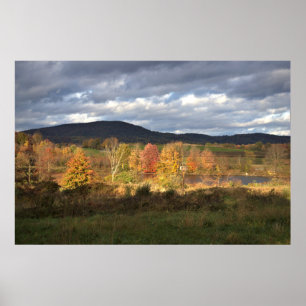 Poster Autumn Mountain Landscape