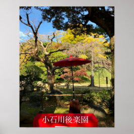 Poster Autumn no Jardim Japonês