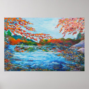 Poster Autumn Pond