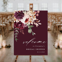 Autumn Romance Burgundy - Sinal de Boas-vindas