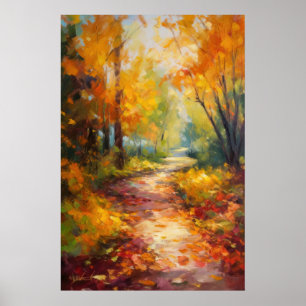 Poster Autumn Stroll Fine Art