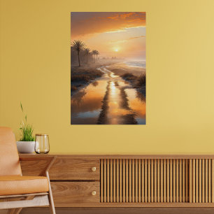 Poster Autumn Sunset in Nature