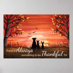Poster Autumn Sunset Sempre Obrigado