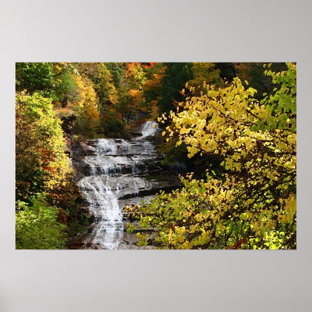 Poster Autumn Waterfall (Frente)