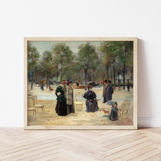 Poster Aux Champs-Élysées | Louis Abel-Truchet (Criador carregado)