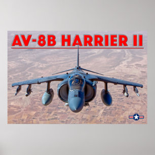 POSTER AV-8B HARRIER II