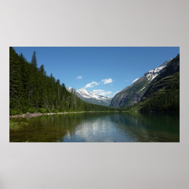 Poster Avalanche Lake I no Parque Nacional Glacier (Frente)