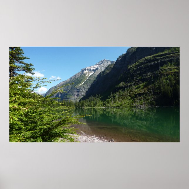 Poster Avalanche Lake II no Parque Nacional Glacier (Frente)