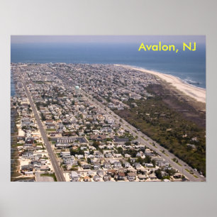 Poster Avalon - Norte, Avalon, NJ