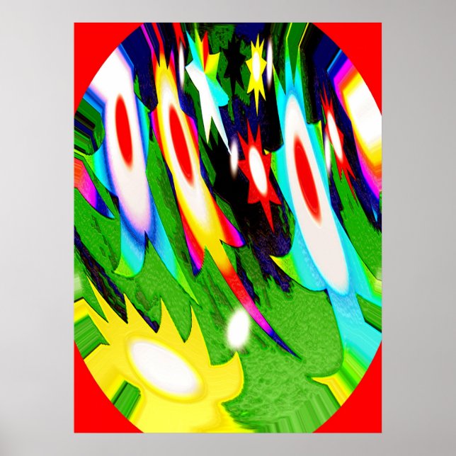 Poster Avatar disparando estrelas (Frente)