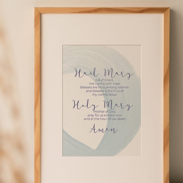 Poster Ave Mary Prayer Wall Art (Criador carregado)