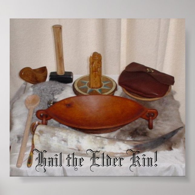 Pôster Ave o Kin Velho! (Frente)