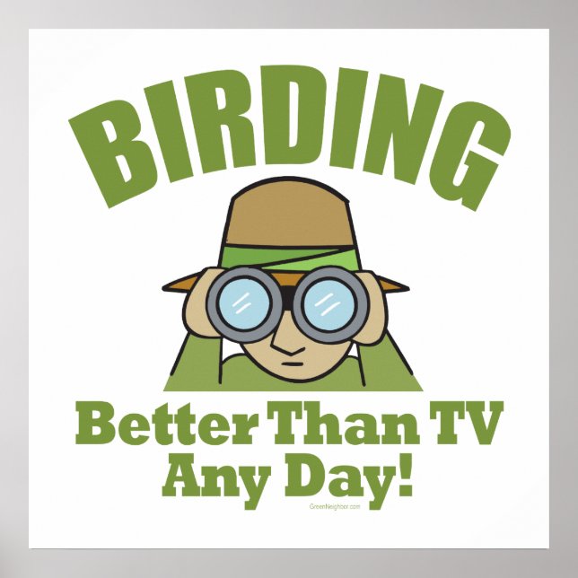 Poster Ave Wating, Birding (Frente)