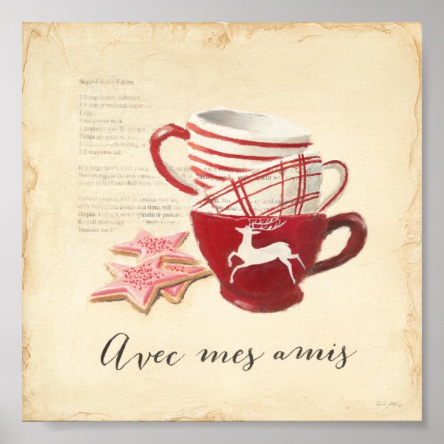 Poster Avec Mes Amis (Frente)